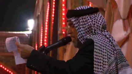 موكب عزاء أبناء الحسن :: الرادود هادي مريطي :: 19 11 2014 م