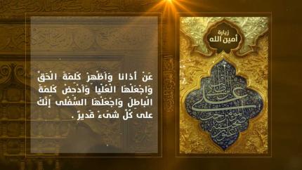 زيارة أمين الله / الشيخ شبر معلة
