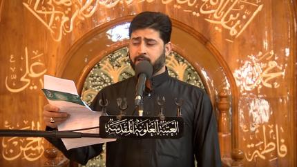 الرادود علي الحساني :: ذكرى شهادة الزهراء 1437 هـ 