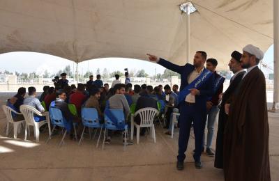 قسم الشؤون الدينية في العتبة العلوية المقدسة يتابع نشاطات مخيم التواصل الثقافي الجامعي الثالث
