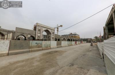 العتبة العلوية المقدسة تعلن إنجاز الشارع الحولي الرابط بين شارع الجواهري ومقام (صافي صفا)