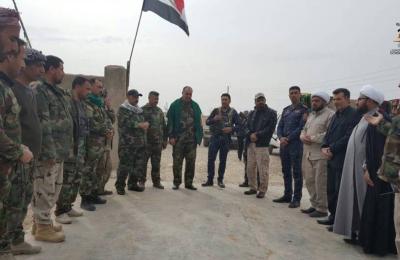 معتمدو المرجعية العليا في لجنة الإرشاد التابعة للعتبة العلوية المقدسة يشرفون على حملات الدعم اللوجستي للمجاهدين المرابطين