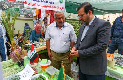 العتبة العلوية المقدسة تشارك في معرض الزهور الذي تقيمه نقابة المهندسين الزراعيين