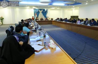العتبة العلوية المقدسة تشارك في اجتماع مدراء إعلام دوائر محافظة النجف الأشرف