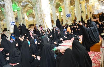 شعبة التعليم الديني النسوي تقيم سلسلة من الندوات المهدوية بين الزائرات إحياءً لذكرى مولد الإمام الحجة المنتظر(عجل الله فرجه الشريف)
