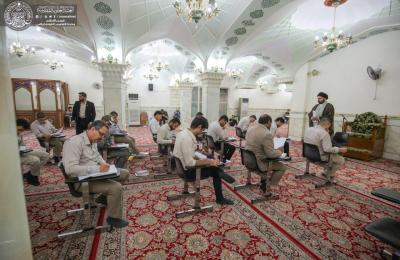 قسم الشؤون الدينية يختتم دورة السيدة الزهراء (عليها السلام) للعلوم الدينية الخاصة بمنتسبي العتبة العلوية المقدسة