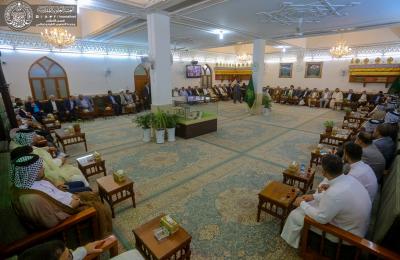 الأمين العام للعتبة العلوية المقدسة يلتقي نخبة من شيوخ العشائر ووجهاء النجف الأشرف