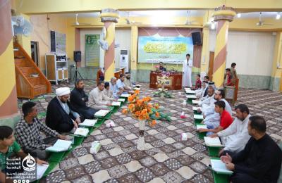 وفد من العتبة العلوية يزور جلسات الختمة القرآنية في محافظة ذي قار