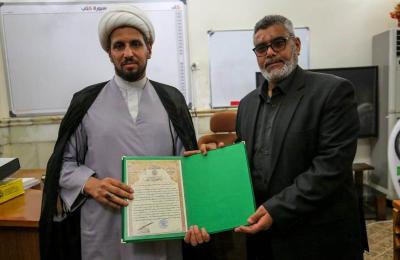 الرابطة الميدانية في العتبة العلوية المقدسة تكرّم مجموعة من التدريسيين