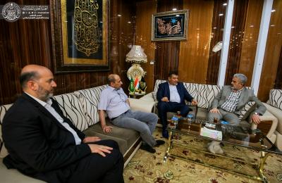الأمين العام للعتبة العلوية المقدسة يبحث مع مدير بلدية النجف الأشرف سبل التعاون المشترك