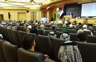 هيأة المواكب الحسينية في العتبة العلوية المقدسة تنال التكريم والتقدير في حفل الاحتفاء للمواكب المشاركة في احياء الشعائر الحسينية المقدسة
