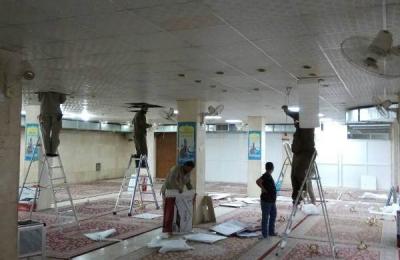 شعبة الكهرباء في العتبة العلوية تنجز عدداً من أعمال الصيانة الكهربائية لشعب وأقسام العتبة