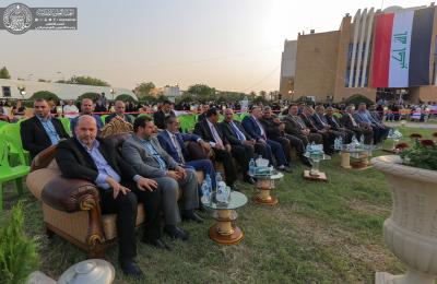 الأمانة العامة للعتبة العلوية تشارك جامعة الكوفة إحتفالها السنوي بتخرج طلبتها 