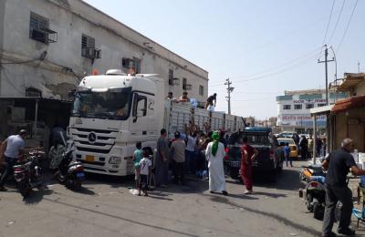 العتبة العلوية المقدسة ترسل الماء النقي إلى البصرة
