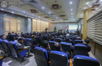 الأمانة العامة للعتبة العلوية المقدسة تناقش سبل تطبيق الحكومة الإلكترونية في عمل مؤسساتها وأقسامها