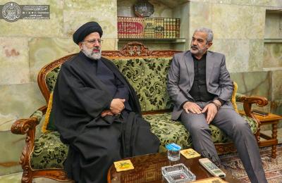 الأمين العام للعتبة العلوية المقدسة يستقبل أمين عام العتبة الرضوية المقدسة ويبحثان سبل التعاون المشترك