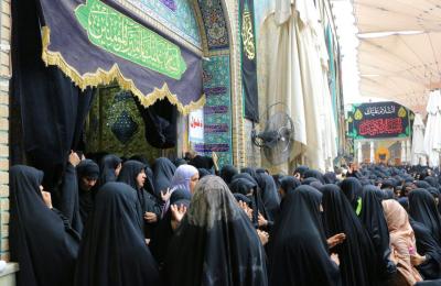 قسم الشؤون النسوية التابع للعتبة العلوية جهود استثائية لكوادره خلال ذكرى وفاة النبي الأعظم(صلى الله عليه وآله)