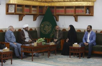 منظمة الصليب الأحمر في ضيافة العتبة العلوية المقدسة