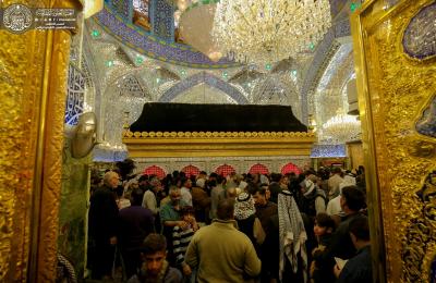 مرقد أمير المؤمنين (ع) يشهد مراسم إحياء ذكرى شهادة الإمام الحسن العسكري (ع)