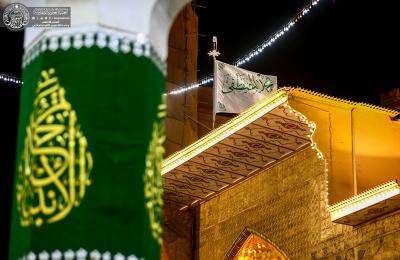 العتبة العلوية المقدسة تنشر أكثر من (1000) متر من قطع ولافتات التهنئة بذكرى ولادة النبي الأكرم محمد (صلى الله عليه وآله)