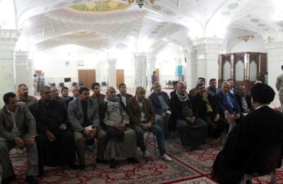 مركز المنتظر الثقافي من محافظة الكوت في ضيافة العتبة العلوية المقدسة