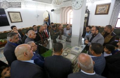 قسم العلاقات العامة في العتبة العلوية المقدسة يستقبل وفداً من كهرباء محافظة الديوانية