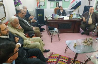 المركز الوثائقي لتراث النجف الأشرف يشارك في الاجتماع التحضيري لمشروع افتتاح شارع الخورنق الثقافي