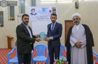 وفد العتبة العلوية في البصرة يكرم المؤسسات والروابط المجتمعية المساهمة في الحملات التطوعية لخدمة المجتمع