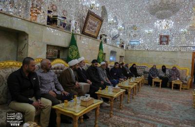 وفد مؤسسة الجعفرية في رحاب العتبة العلوية المقدسة