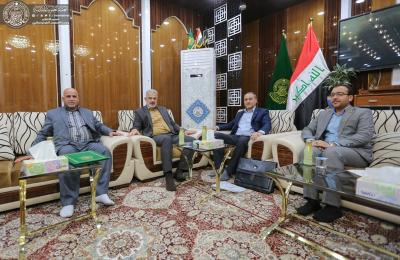الأمين العام للعتبة العلوية يبحث مع وفد زراعي أردني متخصص السبل الكفيلة لتطوير الإنتاج الزراعي في مشاريع العتبة المقدسة