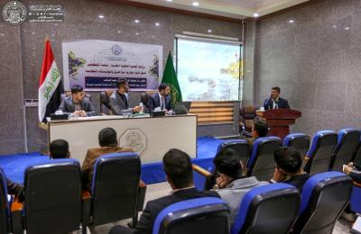 العتبة العلوية تحتضن ندوة حوارية مع نخبة من الناشطين ومسؤولي وممثلي الفرق والمؤسسات التطوعية في النجف الأشرف