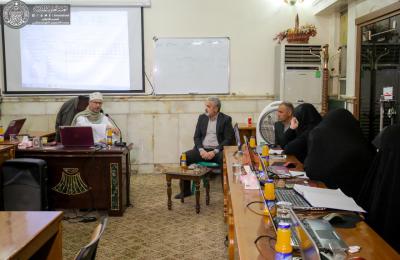 الأمين العام للعتبة العلوية يزور شُعبة تنمية الموارد البشرية ويحث على تطوير القدرات الذاتية للمنتسبين