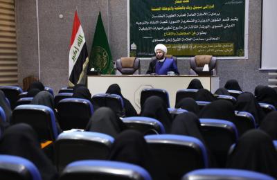 قسم الشؤون الدينية والفكرية النسوي في العتبة العلوية يقيم الورشة العلمية الثالثة في فن المخاطبة والإقناع للمبلغات