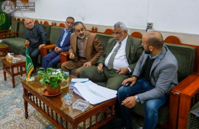 العتبة العلوية تبحث مع لجنة الكشف عن الأبنية في تربية النجف آلية فتح روضة للأطفال في مجمع قنبر السكني