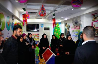مكتبة الروضة الحيدرية تستقبل مجموعة من كوادر المكتبات اللبنانية ومتخصصيها