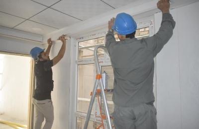 قسم الشؤون الهندسية في العتبة العلوية المقدسة يكمل أعمال المرحلة الأولى بمشروع بناية المركز الصحي