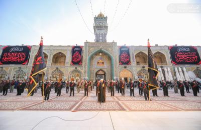 "مجلس عزاء الإمام الكاظم ع " ضمن مراسم الزيارة الصباحية لمنتسبي العتبة العلوية المقدسة – تقرير معزز بالصور -
