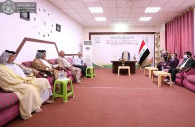 مركز القرآن الكريم في العتبة العلوية يزور اتحاد الروابط والتجمعات القرآنية في العراق