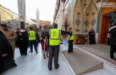 العتبة العلوية المقدسة : مئات المتطوعين ساهموا في تقديم الخدمات للزائرين بعيد الفطر المبارك
