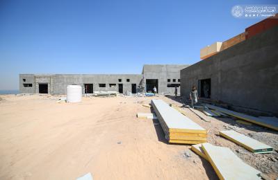 الكوادر الهندسية في العتبة العلوية : 75% نسبة الانجاز في مشروع مطبخ المقداد المركزي