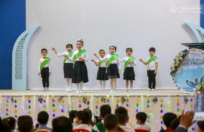 قسم الإعلام في العتبة العلوية يكرّم الأطفال المشاركين في برنامج " سباق الخيرات "