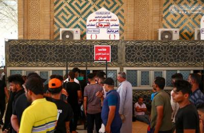 شؤون الزائرين في العتبة العلوية تستحدث منافذ جديدة للأمانات لتقديم أفضل الخدمات للزائرين 