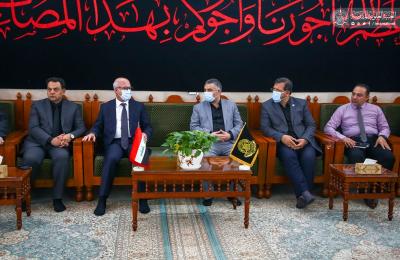 قسم العلاقات في العتبة العلوية يستقبل وزير التربية والوفد المرافق له
