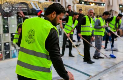 لجنة إدارة العتبة العلوية المقدسة : أكثر من (3) آلاف متطوع لخدمة زائري الأربعين الوافدين لتقديم العزاء لأمير المؤمنين (ع)