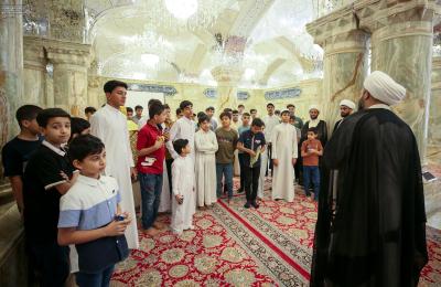 بمشاركة المئات من الطلبة .. العتبة العلوية المقدسة تطلق برنامج الدورات الصيفية لطلبة المدارس في النجف الأشرف وبقية المحافظات