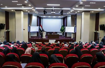 مكتبة  الروضة الحيدرية تُنظّم ورشة (مشوار التفوّق الدراسي ) لطالبات المراحل المنتهية 