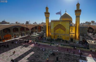أكثر من 3000 متر مربع من السجّاد .. تغيير شامل لسجّاد صحن الإمام علي (عليه السلام ) لخدمة الزائرين