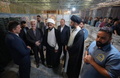 رئيس ديوان الوقف الشيعي يُشيد بخدمات العتبة العلويّة المقدّسة لزائري الإمام الرضا (ع) في يوم مولده الميمون 