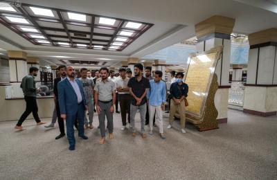 في إطار رعايتها الأبويّة .. العتبة العلوّية تستضيف نخبة من طلبة جامعة المثنّى