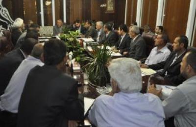 الهيئة التنفيذية في العتبة العلوية المقدسة تناقش التحضيرات اللازمة لخدمة الزائرين الكرام خلال عيد الفطر المبارك